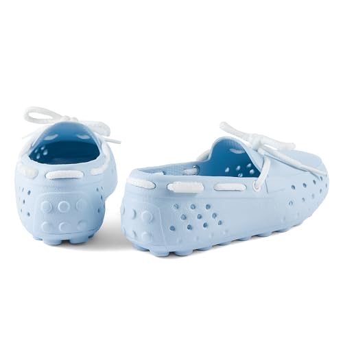 Image of People Footwear Senna Kids - Waterproof Slip-On Rubber Loafers, Lightweight Durable Boat Shoes for Boys & Girls, Non-Slip Water Shoes for Outdoors