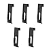 DBM IMPORTS 5 PCS Gridwall Utility Hook Grid Wall Panel Display Picture Notch Black