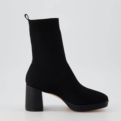 Cushionaire Women'S Bancroft Stretch Platform Heel Boot +Memory Foam thumb #4