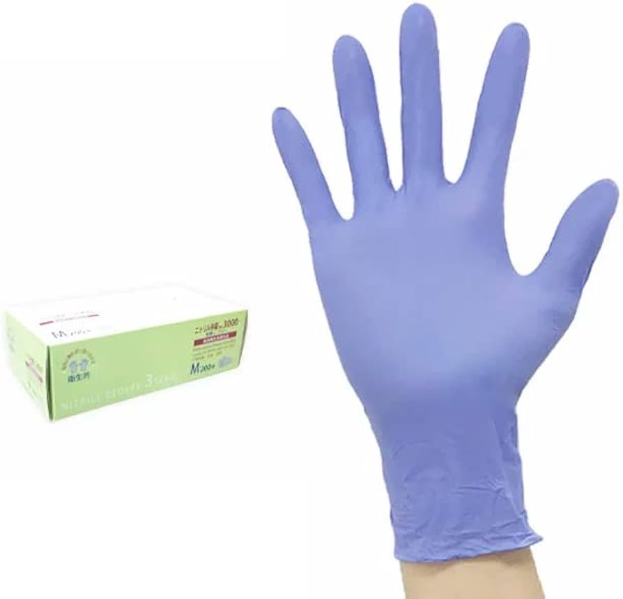 3000枚 入り LL サイズ ニトリル 手袋 ブルー 粉無 Amazon.co.jp: [オザックス] ニトリル手袋3000 粉無しブルー M 200枚