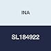 INA SL184922 Cylindrical Roller Bearing, Double Row, Removable Outer Ring, Semi-Fixed, Flanged, Normal Clearance, Open End, Oil Hole, Metric, 110mm ID, 150mm OD, 40mm Width, 2500rpm Maximum Rotational Speed, 90000lbf Static Load Capacity, 44500lbf Dynamic Load Capacity