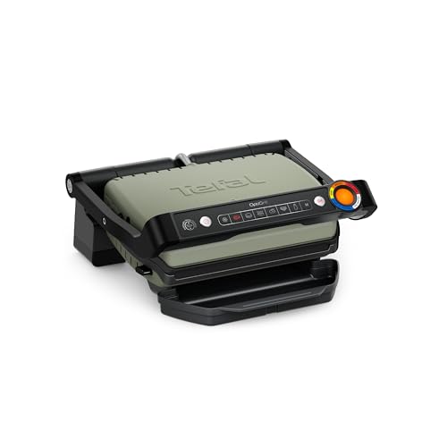 Tefal GC71EL OptiGrill Eco Design Intelligenter Kontaktgrill, perfekte Ergebnisse, keine Überwachung, 6 automatische Pro...