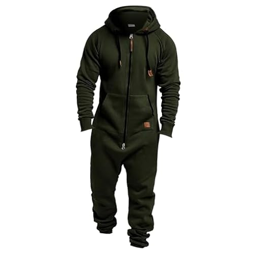riou Chandal Hombre Completo Originales, Sudadera con Capucha Mono para Correr Trabajo Jumpsuit Pijama en Una Sola Pieza Manga Larga Cremallera Playsuit Adulto Chaqueta Hoodie Talla Grande | Ya disponible en tu tienda friki favorita! En mundofriki.es!