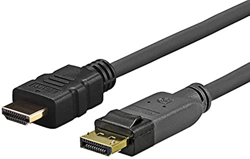 Câble DisplayPort vers DVI 24+1 de 5m mâle noir pour écran