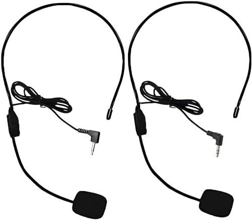 クリップマイク ヘッドセットマイクキット マイクロフォン 有線タイプ...