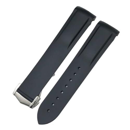 Bracelet en caoutchouc de qualité supérieure pour Omega Speedmaster Moon et Seamaster