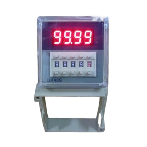 Relé temporizador digital DH48S-2Z de 220V CA con retardo de encendido y 8 pines