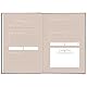 LEAF & GOLD® Edles Babyalbum für das erste Jahr I Baby Geschenk zur Geburt für Junge oder Mädchen I Babybuch mit goldener Folienprägung