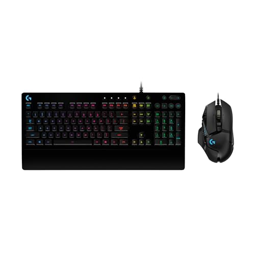 Logitech G502 HERO Wired Gaming Mouse & G213 RGB Keyboard