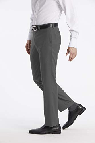Calvin Klein Men's Modern Fit Dress Pant, Medium Grey, 34W X 30L #TOP2