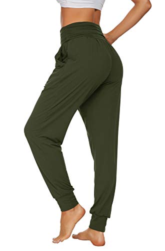 Image of UEU Women's Cozy Yoga Joggers Pants Loose Workout Sweatpants Comfy Lounge Pants with Pockets