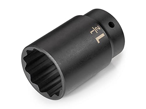 Image of TEKTON 1 /2 Inch Drive x 1-1 /2 Inch Deep 12-Point Impact Socket | SID23238