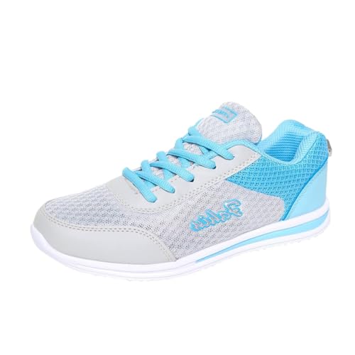 Bowling Shoes Women,Orthopedic Bowling Shoes for Women,Breathable Lightweight Sneakers,Comfortable Soft Soles Light-Weight Mesh Athletic Slip on Sneakers,Women's Casual Orthopedic Walking Flats