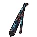 WZYWHJ Men's Necktie - Fashion Printed Silk Tie for Business, daily life, work, party 57X3.1 inch Starry roller coaster Printed