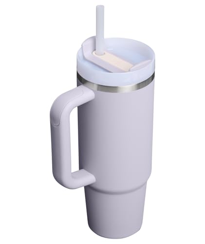 Image of STANLEY Quencher H2.0 Tumbler with Handle and Straw 30 oz | Flowstate 3-Position Lid | Cup Holder Compatible for Travel | Insulated Stainless Steel Cup | BPA-Free | Purple Dust