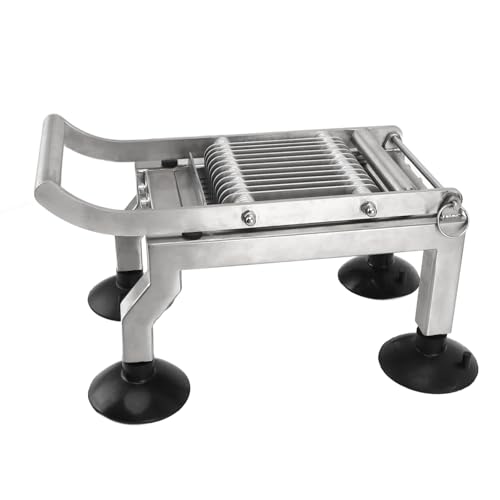 Cortador manual de vegetales acero inoxidable con ventosas miniatura 6