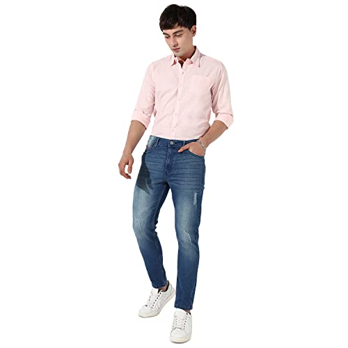 Image of Campus Sutra Men's Regular Fit Mid Rise Jeans