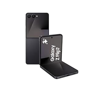 Samsung Galaxy Z Flip7, KI-Telefon, Nachtschwarz, 256GB Speicher, 12GB Speicher, 50MP Kamera für Selfie, 3nm Prozessor, 4300mAh Akku (Samsung Türkei Garantie)