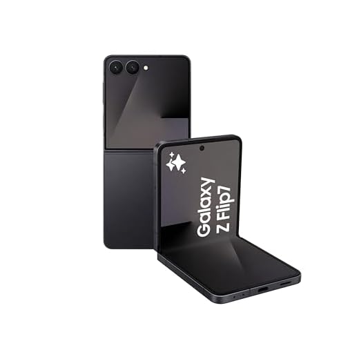 Samsung Galaxy Z Flip7, telefono AI, nero notte, spazio di archiviazione 256 GB, memoria 12 GB, fotocamera da 50 MP per selfie, processore 3 nm, batteria 4300 mAh (Samsung Turkey garantito)