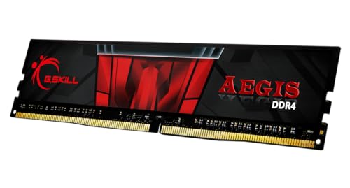 G.SKILL Barrette mémoire 16Go DIMM DDR4 Aegis PC4-24000 (3000 Mhz) (Noir et Rouge),F4-3000C16S-16GISB