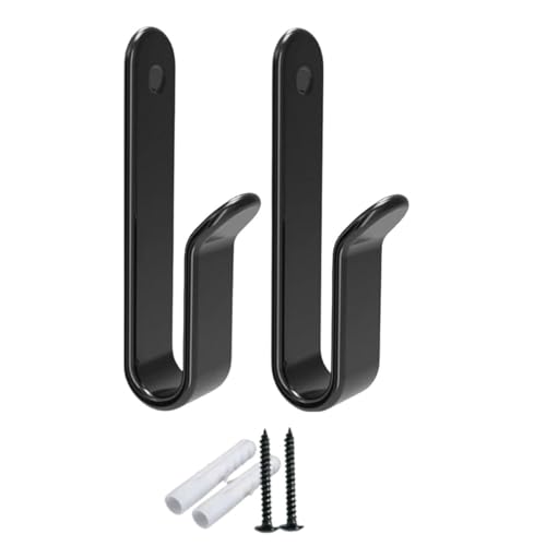 ZAAWUUT Metall-Wandhalterung, Clip-Haken, 2 Stück, Snowboard-Aufbewahrungsregal, Skateboard-Wandhalterung, Display-Aufhänger für Zimmer, Garage