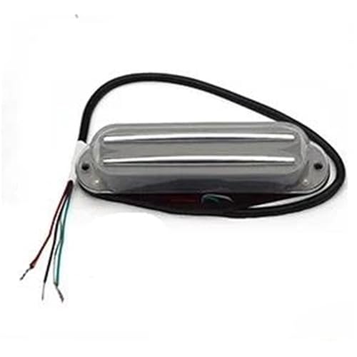 エレキギターピックアップセット カラー アルニコ 2 ハムバッカー ST シングル コイル サイズ ダブル レール ピックアップ 9K 4 伝導出力コイル スプリット アルニコ II ピックアップ(Gray)