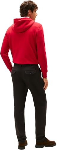 Tommy Hilfiger Herren Stoffhose Harlem Brushed Twill Tapered Fit, Schwarz (Black), 38W/36L – Ansicht 2