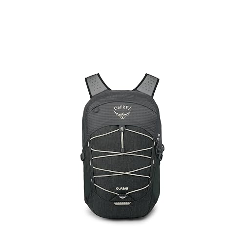 Image of Osprey Quasar Commuter Backpack - Slim Everyday Bag with Laptop Sleeve & Bottle Pockets for Work & Schoo, Phantom Grey Heather