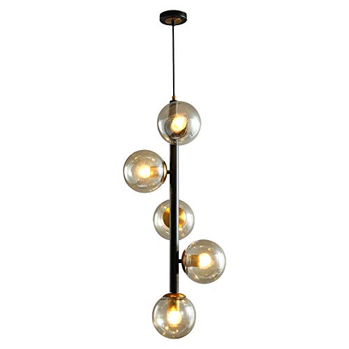 Creative glass ball chandelier d'exception pour décoration épurée
