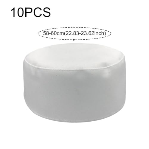 10 Pcs White Muslim Prayer Kufi Hat for Men Boys Islamic Beanie Skull Cap Prayer Headwear Kofia Topi Sun Hat Ramadan Eid Gift3