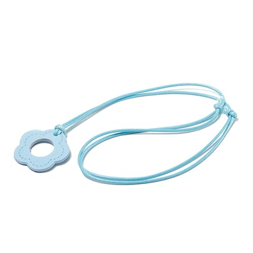 MISUVRSE Collar para gafas, cordón práctico para estudiantes y personas mayores, cordón de moda y accesorios para fotos de fiesta, cordón para colgar el cuello, Blue Flower, Talla única