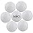40MM Ping Pong Balls, 50 or 80 Pack Assorted Colored Tennis Balls Multi Color Plastic Balls Fun Beer Ping Pong Balls Bulk for Beer Pong Balls, Arts and Craft, Party Decoration, Cat Balls (50pcs-White)