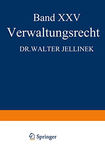 Verwaltungsrecht (Enzyklopädie der Rechts- und Staatswissenschaft) (German Edition)