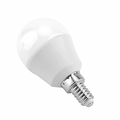 Riuty Paquet de 6 Ampoule LED Blanc Chaud, candélabre E12 5W LED lumière du Jour