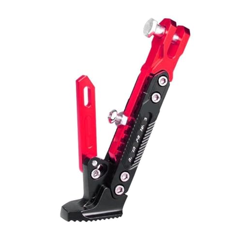 バイク用サイドスタンド オートバイ駐車キックスタンドバイク自転車フットブラケットホルダー調節可能なフットサポーター駐車オートバイアクセサリー