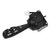 X AUTOHAUX 8201167981 Turn Signal Light Switch Column Multifunction Switch Assembly for RENAULT Clio IV Hatchback 2012-2016 for RENAULT Captur 2013-2016