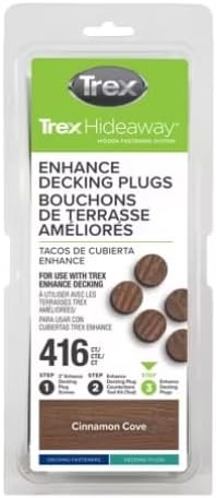 Trex Enhance Cinnamon Cove Plugs 416ct