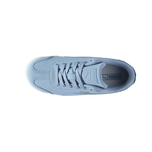 Image of Puma Unisex-Child, Roma Reversed Mist, Zen Blue-ICY Blue, Little Kid 2.5