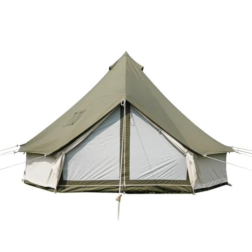 Carpa Bell Glampcamp de Lona para Camping Familiar miniatura 1
