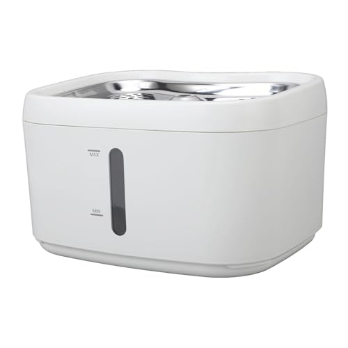 Fuente para gatos Asixxsix 2.5L con batería y triple filtración miniatura 3