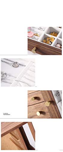 Preisvergleich Produktbild Große Schmuckschatulle Nussbaum Edle Schmuckschatulle Chinesische Art Schmuckschatulle Mit Großer Kapazität