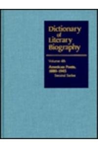 Hardcover Dlb 48: American Poets, 1880 to 1945, Second Series Book