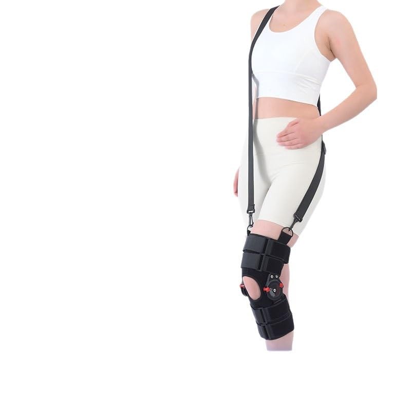 Genouillère réglable pour déchirure ménisque et fracture rotule avec soutien
