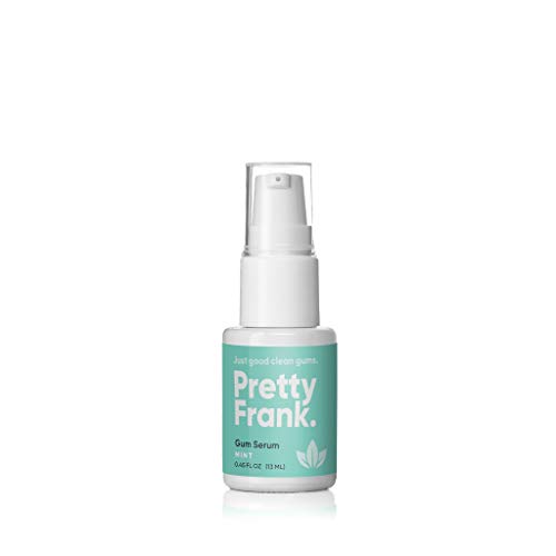 Pretty Frank Natural Gum Serum – All Natural Bad Breath Treatment and Oral Care for Gum Health with Spearmint Essential Oil, Peppermint Essential Oil, Lemon Essential Oil, Chamomile and More (Mint)