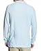 Lee Uniforms Men's Modern Fit Long Sleeve Polo, Light Blue, Medium