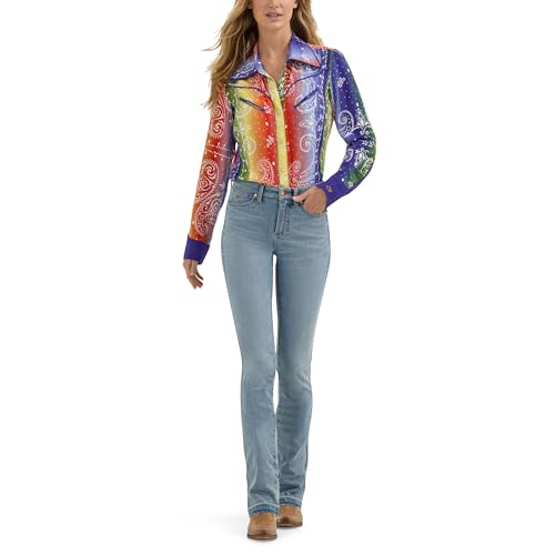 Wrangler Women's x Lainey Wilson Boot Hugger, Sky Wash