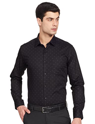 Image of Diverse Men's Cotton Printed Full Sleeve Regular Formal Shirt