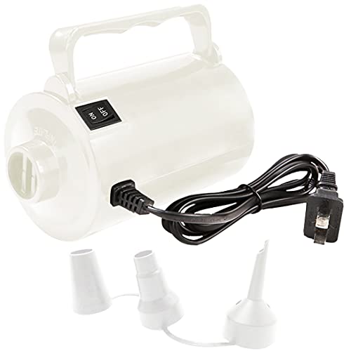 Electric Air Pump for Inflatable Pool Toys - High Power Quick-Fill Air Mattress Inflator Deflator Pump for Pool Float Raft Airbed with 3 Nozzles, 320W, 110V AC, 1.6PSI, Air Flow 26CFM