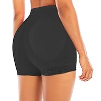 Vorcy Women Butt Pads Fake Butt Lifter Shapewear Padded Panties Hip Enhancer Pads Body Shaper Tummy Control Black