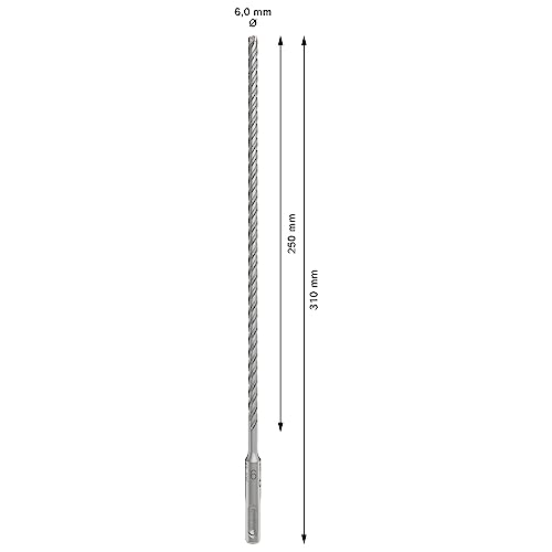Bosch 1x PRO SDS plus-5X Hammerbohrer, 6 x 250 x 310 mm – Ansicht 3